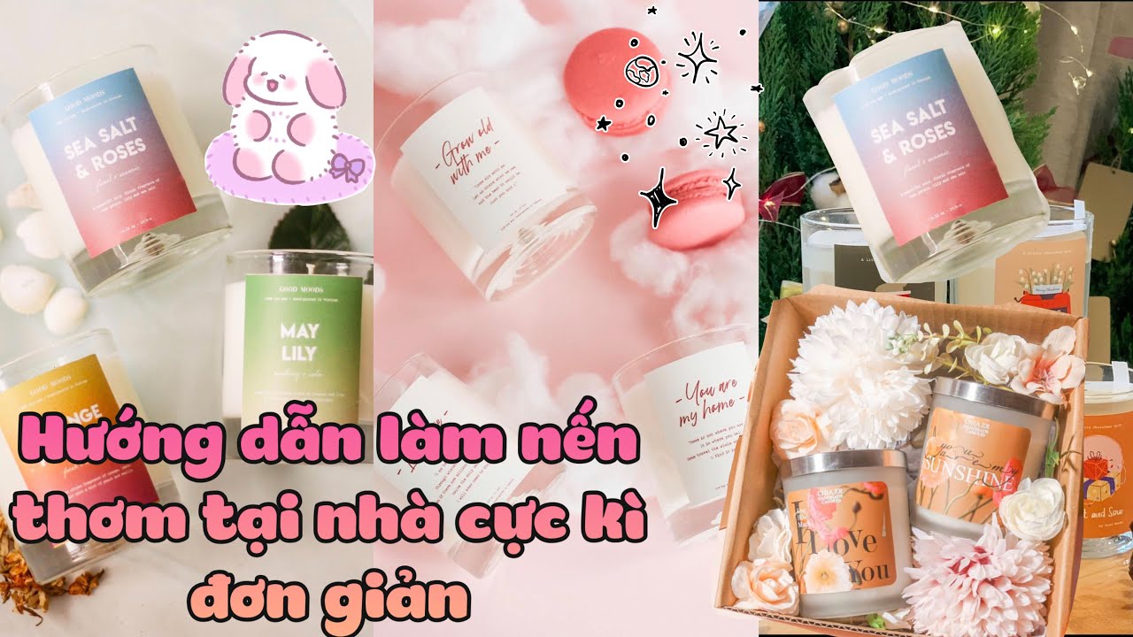 Mẹo làm nến thơm handmade từ những nguyên liệu đơn giản