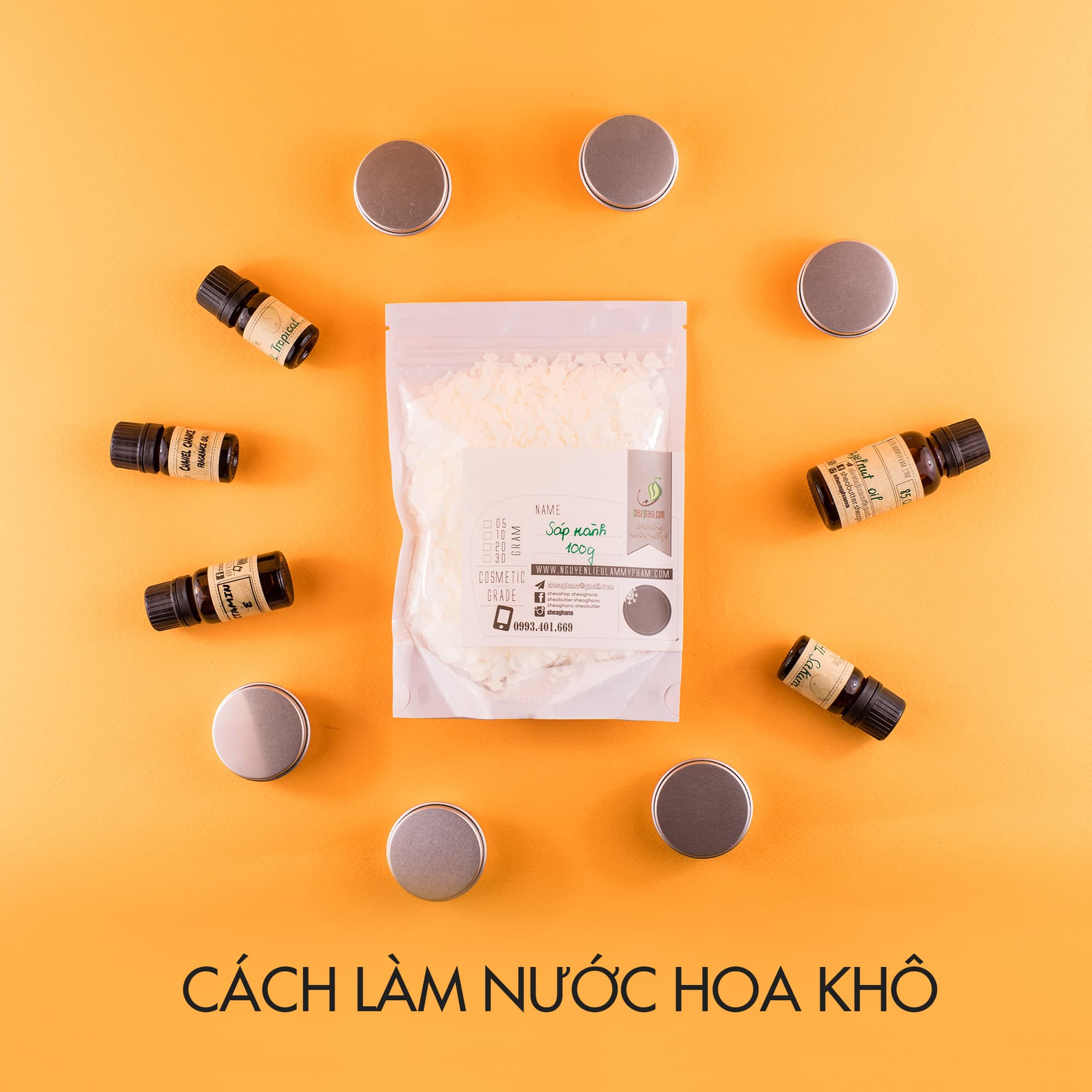 Cách làm nước hoa khô handmade không phải ai cũng biết