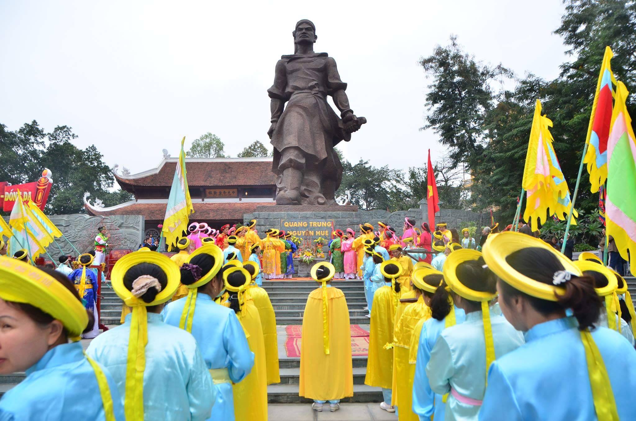 Lễ hội gò Đống Đa đánh dấu cho lịch sử huy hoàng dân tộc